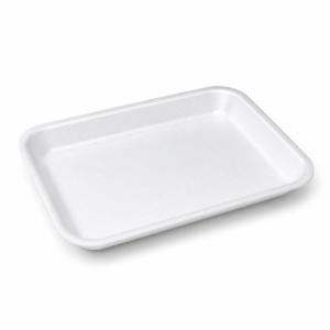 Foam Meat Tray #2S - White (biodegradable) Shallow
