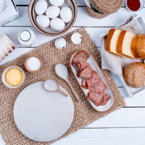 Foam Meat Tray #2DE Deep Extended - Black, White or Yellow