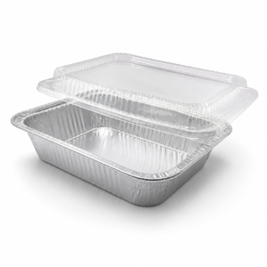 Half Size Deep Aluminum Foil Steam Table Pan with Plastic Lid
