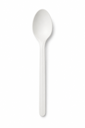 6 in Spoon, White