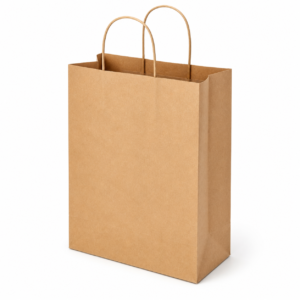 Unbranded brown twisted handle paper bag 10 x 5 x 13 inches