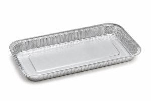 16 oz Long Rectangular Aluminum Foil Take-Out Tray