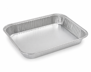 30 oz Rectangular Aluminum Foil Take-Out Tray