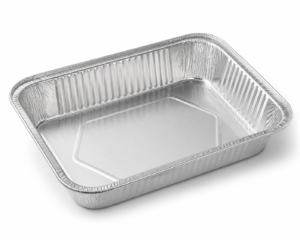 22 oz Rectangular Aluminum Foil Take-Out Tray