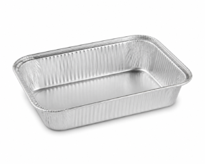10 oz Small Rectangular Aluminum Foil Take-Out Tray