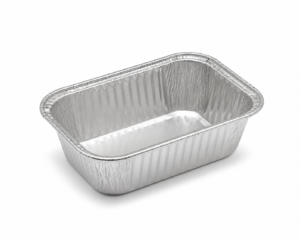 3 oz Small Rectangular Aluminum Foil Portion Tray