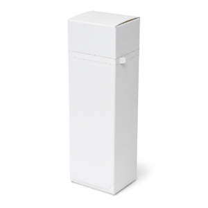 Blank custom auto-lock wrap box with tear zipper for 6 to 9 inch wraps