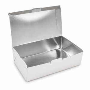 Custom Momo Takeout Box with Silver Coating – 750 mL