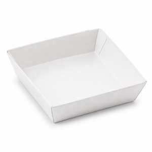 Custom Auto Pasted Momos Tray - 5 x 5 x 1 in