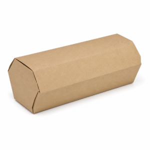 Custom Hexagon Potato Twister Box - 9 x 2.5 x 2.25 in