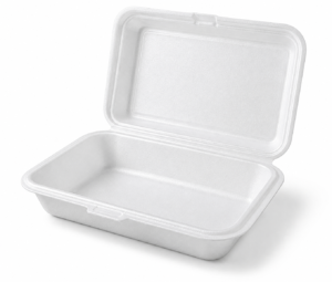 Hinged Foam Lunch Box Plain