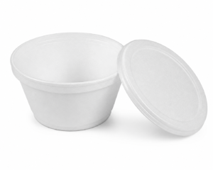 8 oz Foam Bowl with Lid