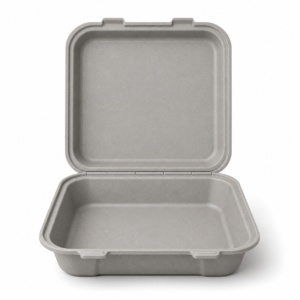 MFPP Hinged Tray 9×9 - Gray, No Compartments