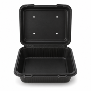 MFPP Hinged Tray 9×9 - Black, No Compartments