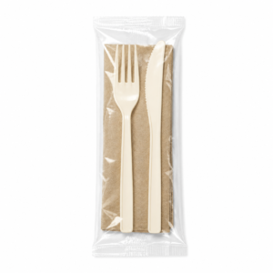 Bio Cutlery Kit - Fork, Knife, Napkin