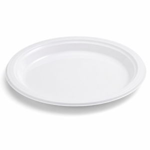 Rigid MFPP Plate #9 - White, No Compartments