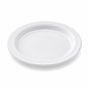 Rigid MFPP Plate #6 - White, No Compartments