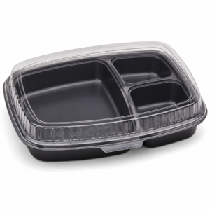 OPS Black Base Utility Tray Large - 3 Compartments
