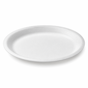 Lightweight EPS Foam Plate #9 - White, 6/100