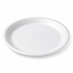 Lightweight EPS Foam Plate #9 - White, Pallet Pack