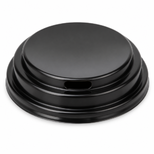 Black Hot Drink Lid for 10-20 oz