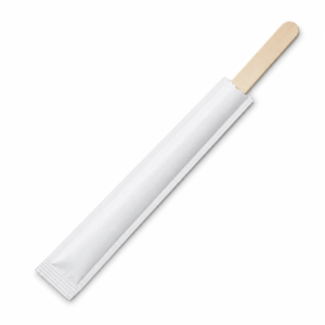 unbranded individually wrapped 7 inch natural birch wood stir stick