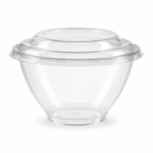 PLA Salad Bowl & Lid, Clear
