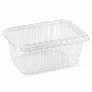 PLA Rectangular Deli Container - Container & Lid, Clear
