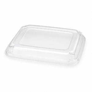 PLA Lid - Nacho Tray Lid, Clear 6 x 8 x 1.5 in