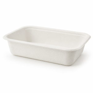 8.5 x 5.5 Rectangle Bagasse Plate