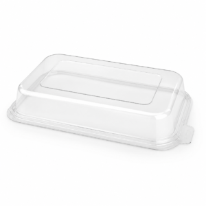 PLA Lid - 24/32 oz Lid, Clear 8.75 x 5.75 x 1.5 in