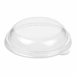 100% RPET Bowl Lid - Dome Lid (24-46 oz Coupe/16-40 oz Noodle Bowls)