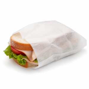 Paper Sandwich Wrap - 12 x 12 in Sandwich Wrap, White with Eco Print