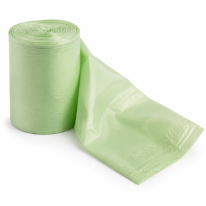 PLA 30 Gallon Can Liner, Translucent Green 30 x 39 in (1.2 mil)