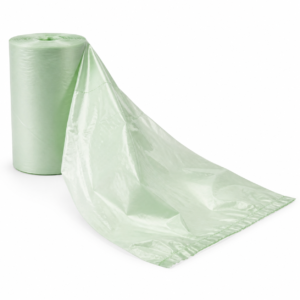 PLA 33 Gallon Can Liner, Translucent Green 33 x 39 in (.9 mil)
