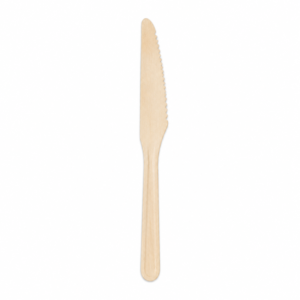 unbranded loose 6.5 inch birch wood disposable knife