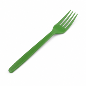 PLA Cutlery - 7 in Fork, Green