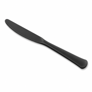 Vine PLA Cutlery - 7 in Knife, Black