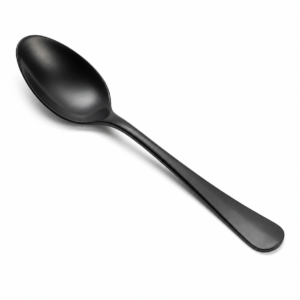 Vine PLA Cutlery - 7 in Spoon, Black
