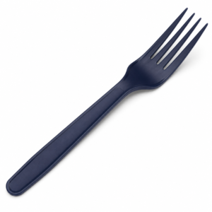 PLA Cutlery - 7 in Fork, Blue