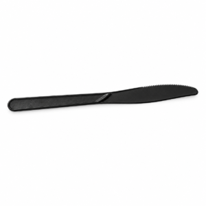 PLA Cutlery - 6 in Knife, Black