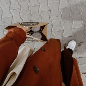 60 GSM King Grocery Paper Bag 6.3 x 4.2 x 13.4 in