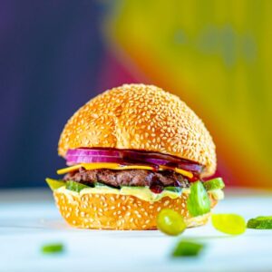 Custom Clamshell Burger Box - 5 x 5 x 3 in
