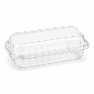 Clear PLA Hoagie Container - 9 x 5 x 3.5 in