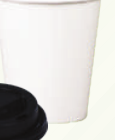 12 oz White Hot Paper Cup