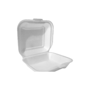 EPS Foam Hinged Container - No Division, 20/10