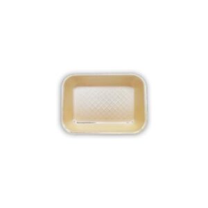 EPS Foam Tray with Biodegradable Additive 2D - Cream