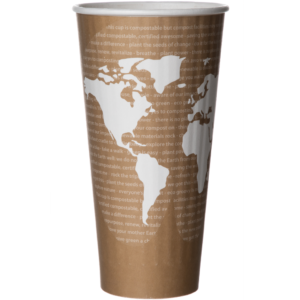 Insulated World Art Paper Hot Cup