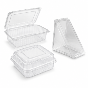PLA Hinged Deli Containers