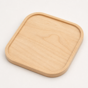 Container – Square-Round Wooden Lid